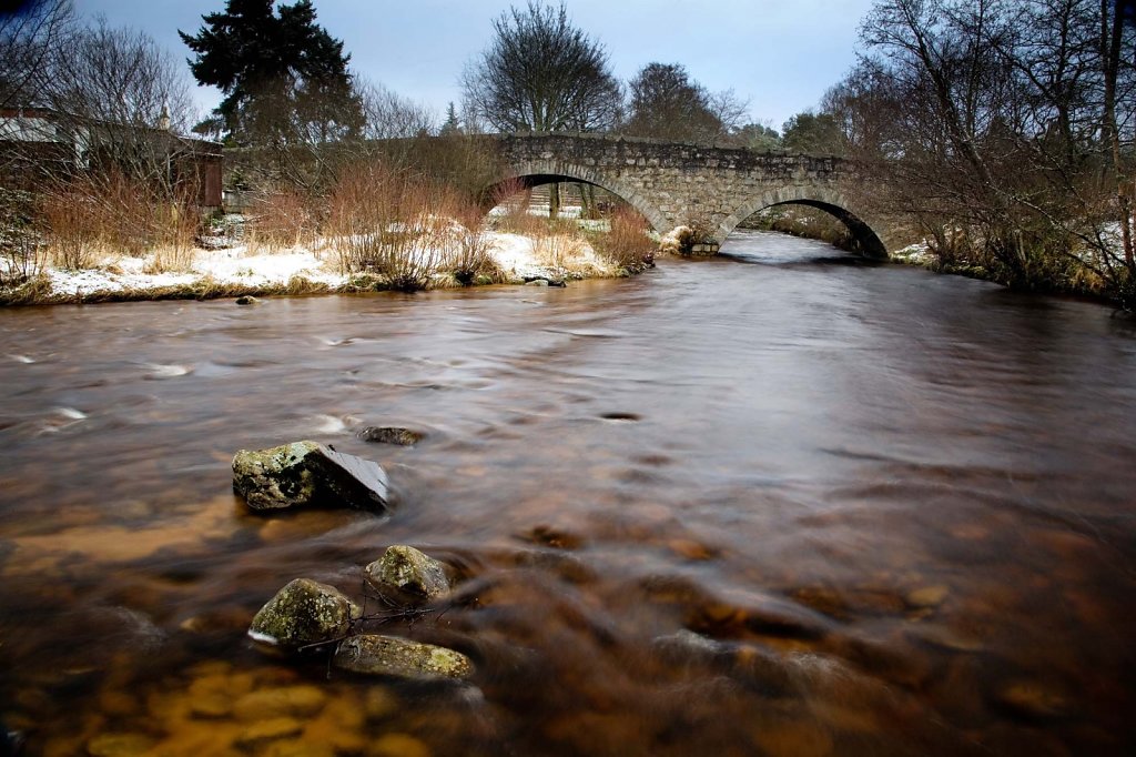 "Water under the bridge", Nethybridge, Cairngorms.